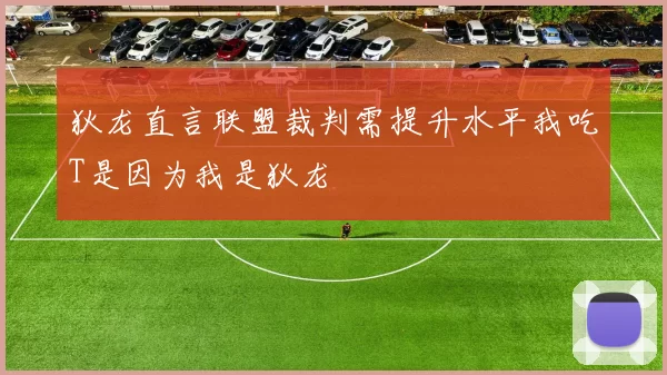 狄龙直言联盟裁判需提升水平我吃T是因为我是狄龙
